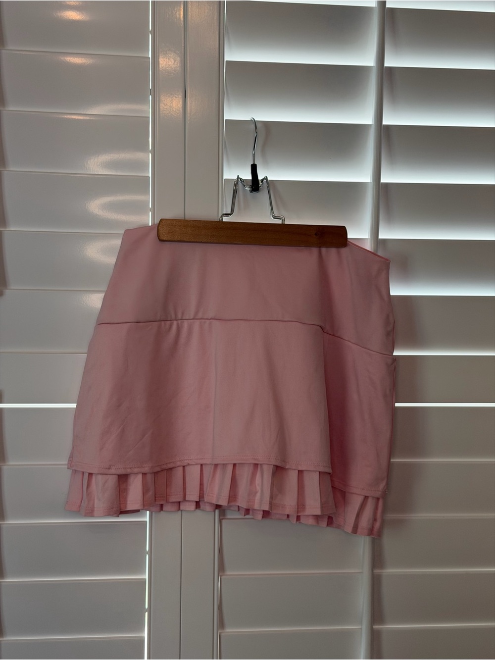 {NWT} K-Swiss Seashell (Pink) Tiered Pleated Skirt